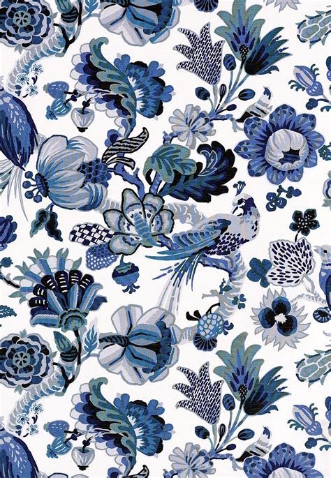 Pin By Amanda Harness On Pattern Porcelain Blue Prints Blue Fabric