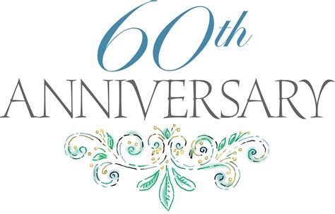 60th Wedding Anniversary Symbol