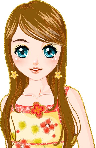 Page 9 Girl Animated Glitter  Images