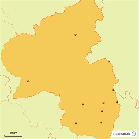Zufrieden oder geld zurück garantie: StepMap - Rheinland-Pfalz - Landkarte für Deutschland