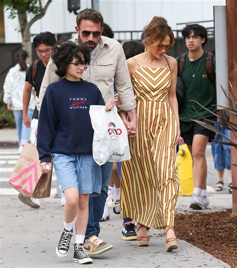 jennifer lopez shows off summer style in venroy dress while shopping with ben affleck