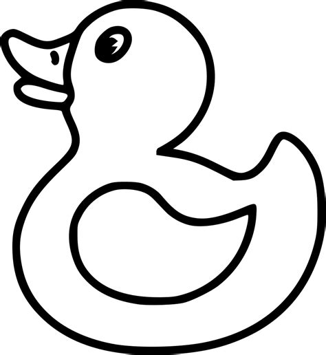 Cute Rubber Duck Svg - Layered SVG Cut File