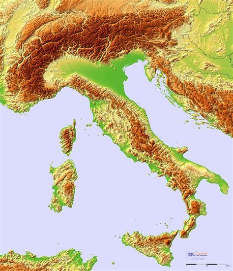 Maps On The Web Photo Italy Map Relief Map Map