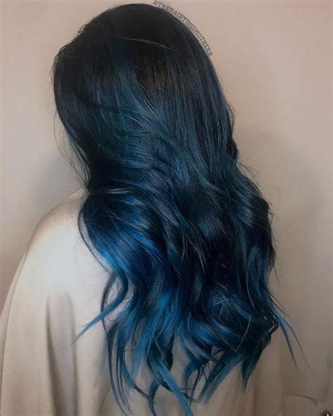 If you are wanting to try a colorful look, but the vibrant ombre hair color is too extreme for you, having a touch of colorful balayage is the perfect mix. 41 Bold and Beautiful Blue Ombre Hair Color Ideas | Page 4 ...
