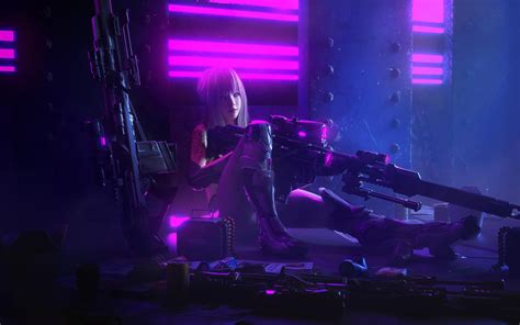 Cyber Girl Wallpapers Wallpaper Cave