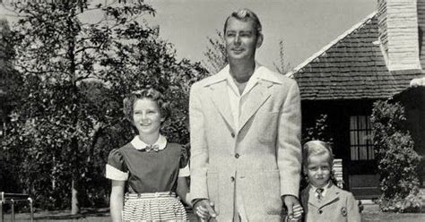 Alan Ladd With Daughter Alana And Son David Charlton Heston Shares A