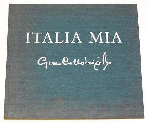 gina lollobrigida autograph italia mia signed photography book italy sex symbol 1834653477