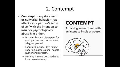 Couples Counseling Introduction To Criticism Contempt Defensiveness