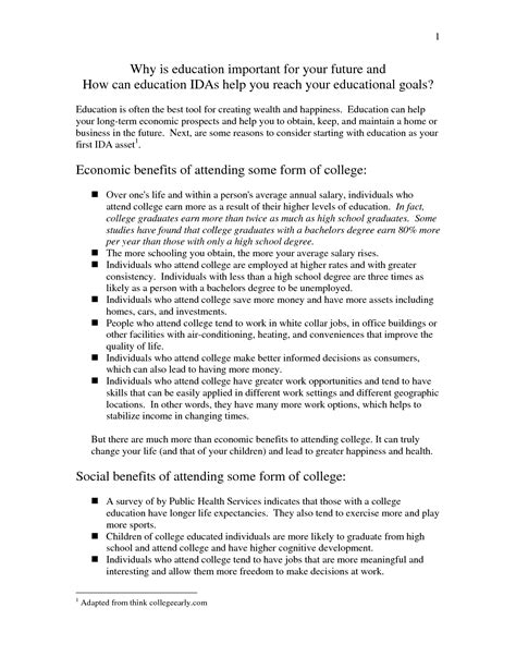 Education is essential for a career as it opens the door to become a successful person, that is why is education important?. 16 Best Images of College Essay Writing Worksheet - Essay ...