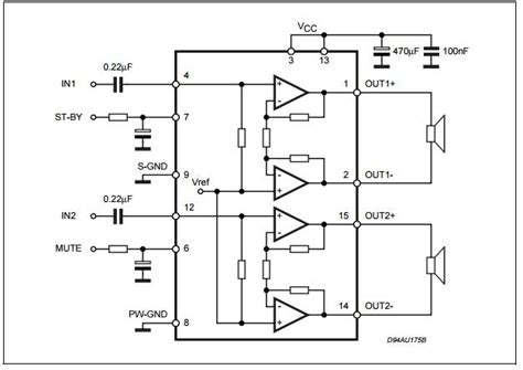 Даташит tda7297 pdf ( datasheet ). TDA7297SA amplifier ic chip dual power mosfet Integrated Circuit Chip 7W+7W DUAL BRIDGE AMPLIFIER