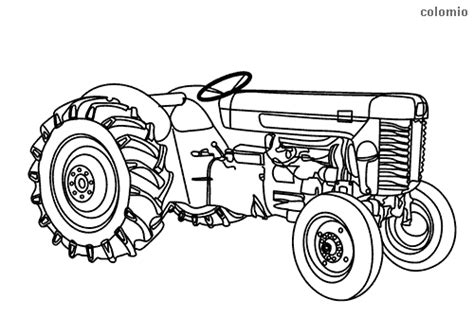 Tractor Coloring Pages Coloring Print