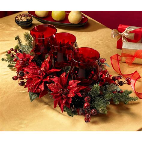 Christmas Table Centerpieces With Candles