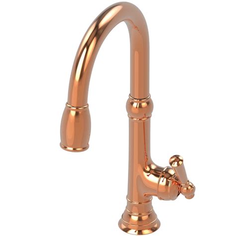 We reviewed 12 excellent kitchen faucets for any need and purpose, revealing their pros and cons. Faucet.com | 2470-5103/08 in Polished Copper by Newport Brass