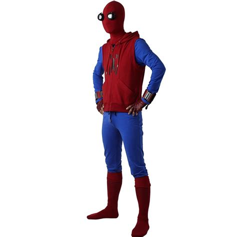 Spider Man Homecoming Homemade Suit Cosplay Costume V2