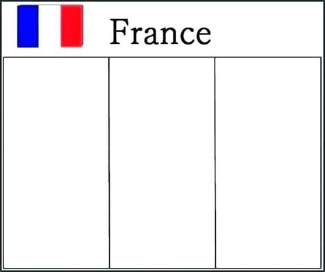23 France Flag Coloring Page Rhianneloui