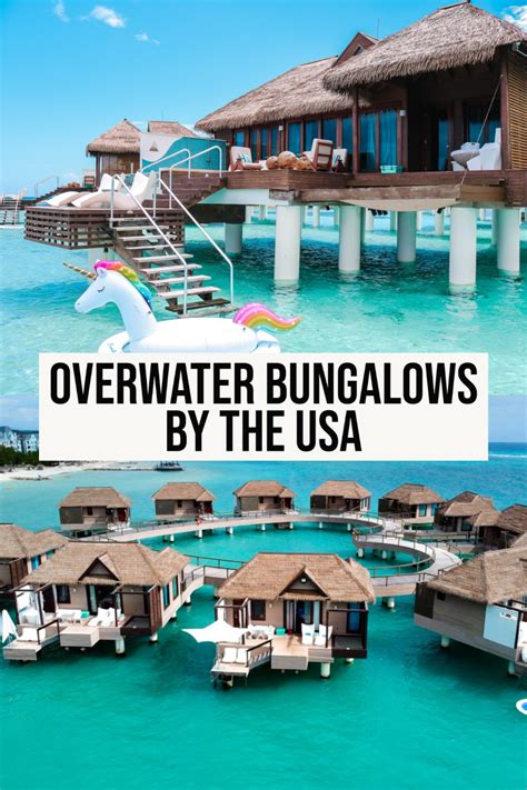 Overwater Bungalows By The Usa Caribbean Style Royal Caribbean
