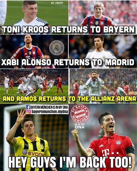 Soccer Jokes Football Memes Xabi Alonso Toni Kroos Bayern Munich