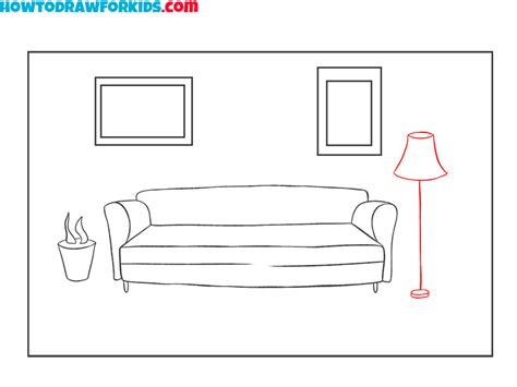 How To Draw A Room Easy Drawing Tutorial For Kids