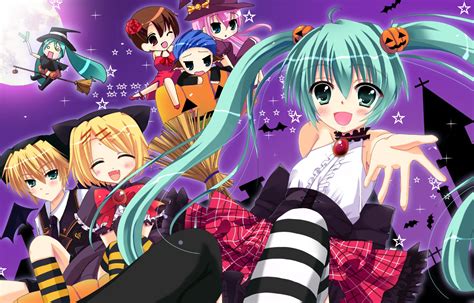 Free Download Imagen Animekida Happy Halloween Anime Wallpaper Chibi