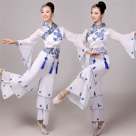Chinese Style Classical Dance Clothing Ancient Chinese Folk Dance