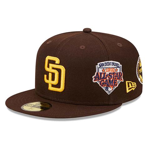 Official New Era Cooperstown Multi Patch San Diego Padres 59fifty