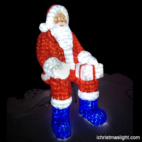 Did you scroll all this way to get facts about lighted outdoor santa? LED lighted sitting Santa Claus in China | iChristmasLight