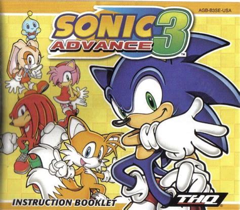 Classic Sonic Advance 3 🏙 Rsonicthehedgehog