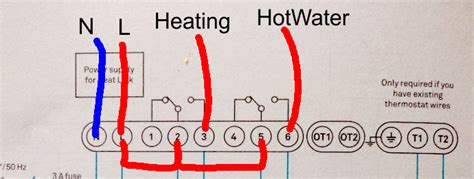 thermostat wiring diagram to boiler, nest  generation installation diynot forums