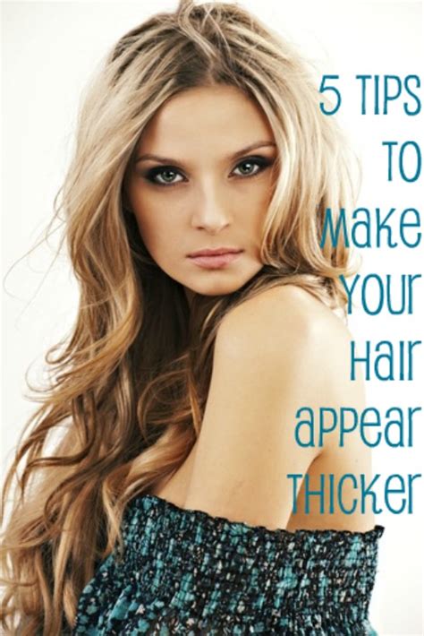 Fashionbeautyhealth 5 Tips To Make Your Hair Look Thicker