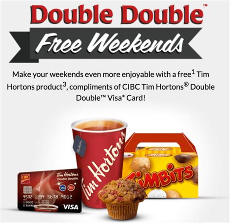 Tim Hortons And Cibc Weekend Freebies Get A Free Tim Hortons Product