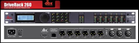 DBX DriveRack 260 2 x 6 Loudspeaker Management System with Display