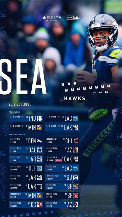 2020 seattle seahawks wallpaper schedule. Seattle Seahawks 2018 Wallpapers - Wallpaper Cave