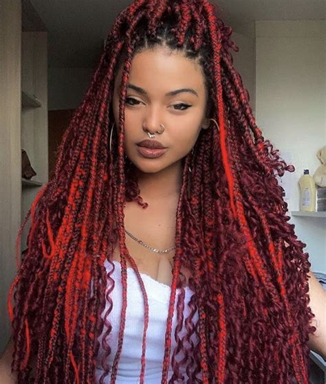 28 Red Braids Hairstyles Hairstyle Catalog
