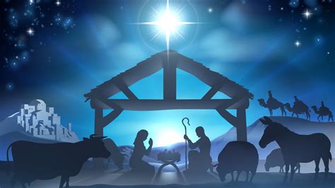 Christmas Nativity Scene Wallpaper ·① Download Free Hd Backgrounds For