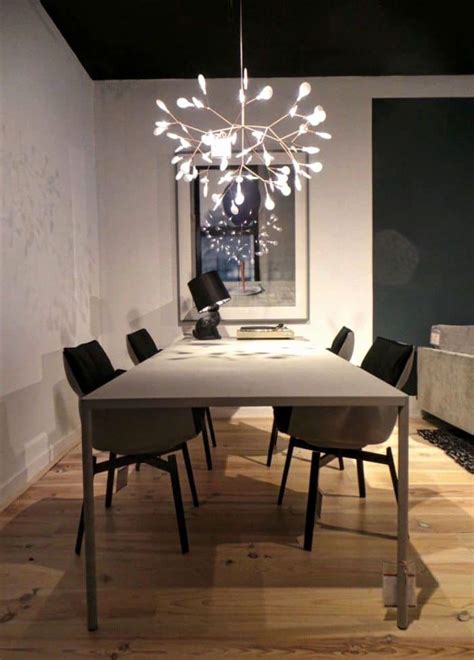 These lights usually feature more minimal designs and were created to seamlessly complement your existing decor. Contemporary Dining Room Light Fixtures New Dining Room ...