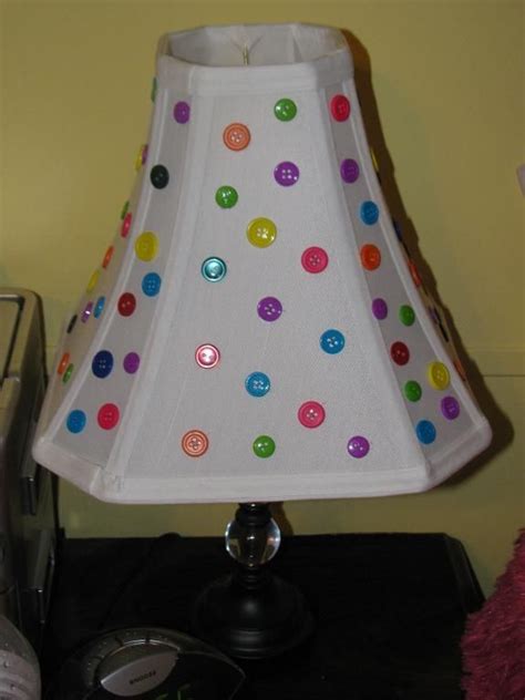Ships free orders over $39. Button Lamp Shade-cute for a little girl's room! | Lamp shade, Lamp, Buy lamps