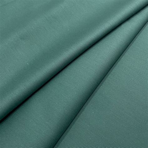 Plain 100 Cotton Drill Twill Fabric Forest Green Etsy
