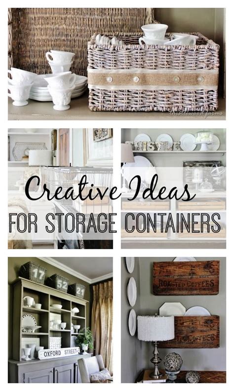 Creative Ideas For Storage Containers Home Organization Diy Home
