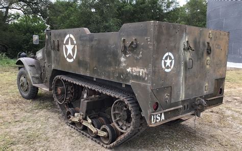 1945 White M2 Half Track Armored Military Vehicle Bigiron Auctions
