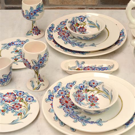 Handmade Ceramic Dinnerware Set For Persons Gift For Herset Etsy