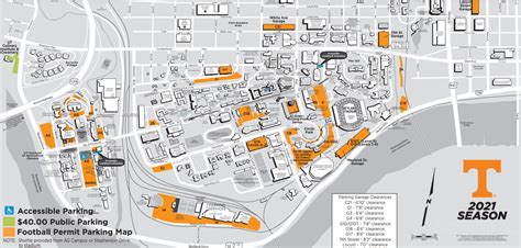 Neyland Stadium Ticket Map