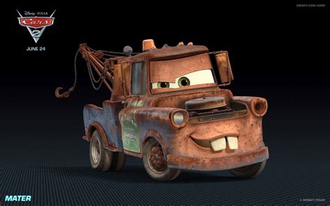 Mater And Lightning Mcqueen Cars 2 Character Wallpaper