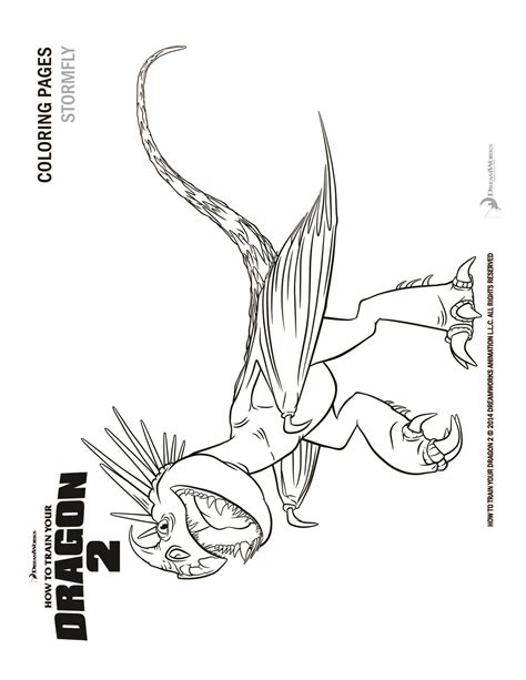 How To Train Your Dragon Coloring Pages Light Fury