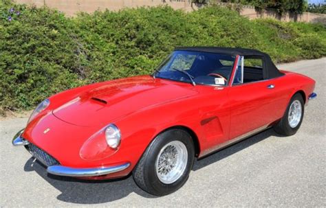 It was powered by ferrari's tipo 168/62 colombo v12 engine. 1969 Ferrari 365 GT NART Spyder Convertible. (NART - North American Race Team) for sale: photos ...