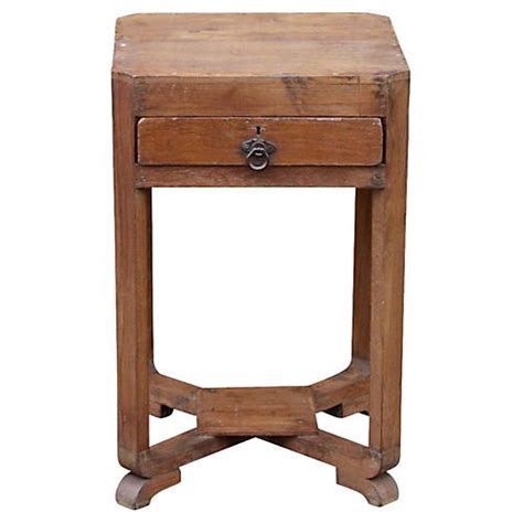 British Colonial Teak End Table Table End Tables Home Decor