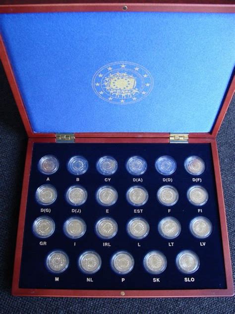 Europe 2 Euro Coin 2015 30 Years Of The European Flag 19 Countries