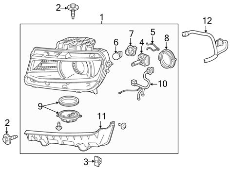 Here's a wiring diagram you can follow. Chevrolet Camaro Headlight Wiring Harness. W/HID, W/O ZL1 ...