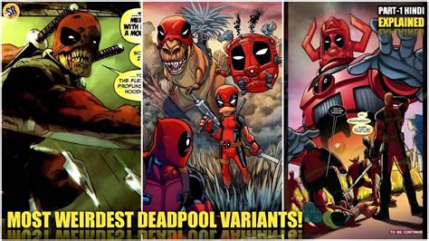 Most Weirdest Deadpool Variants Hindi Explained Deadpool Top10