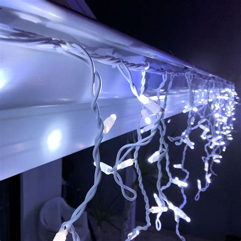 Led Icicle Lights Cool White 48m Extendable Christmas Complete Online