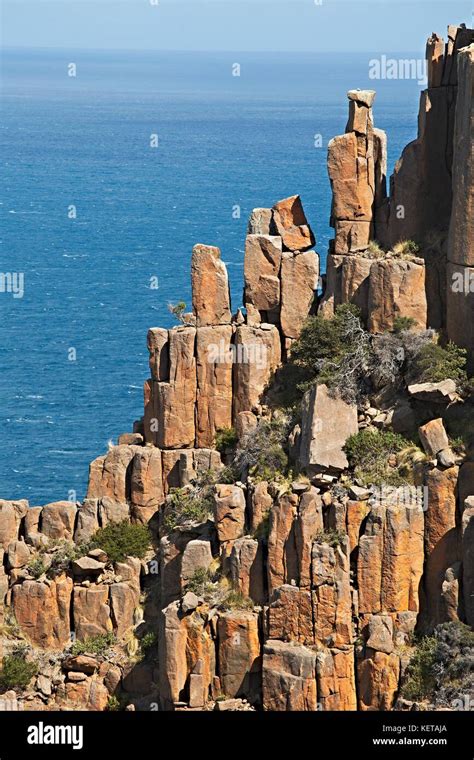 Rugged Coastline Cliffs Stock Photo Alamy